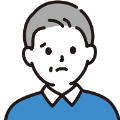 40～60代男性が不満を顕にしている画像